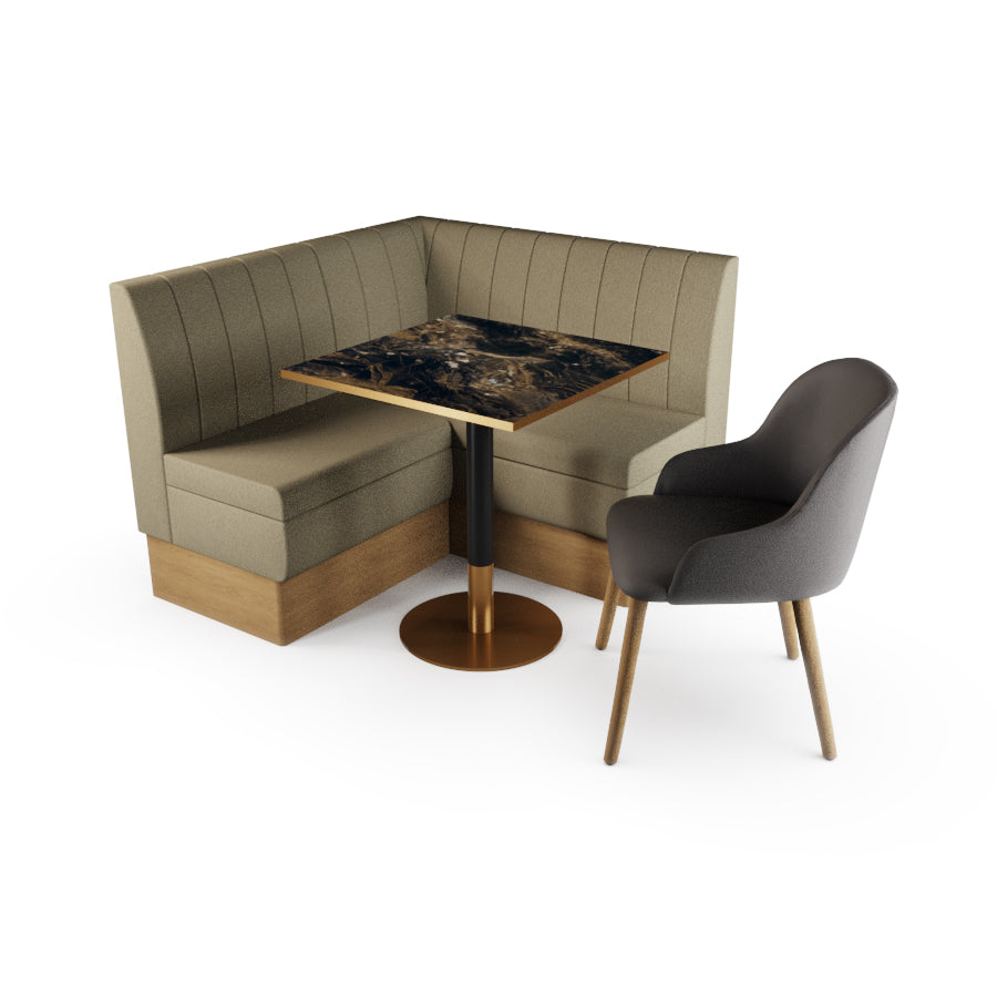 Small Corner Booth Set
