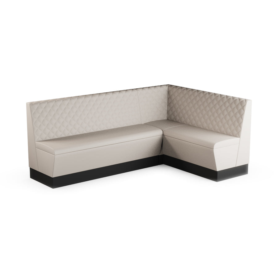 Large Corner Booth Set (Extended) - Quilted Back