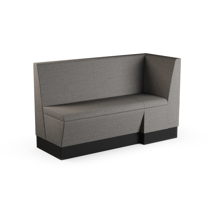 Large Extended Corner Booth Unit