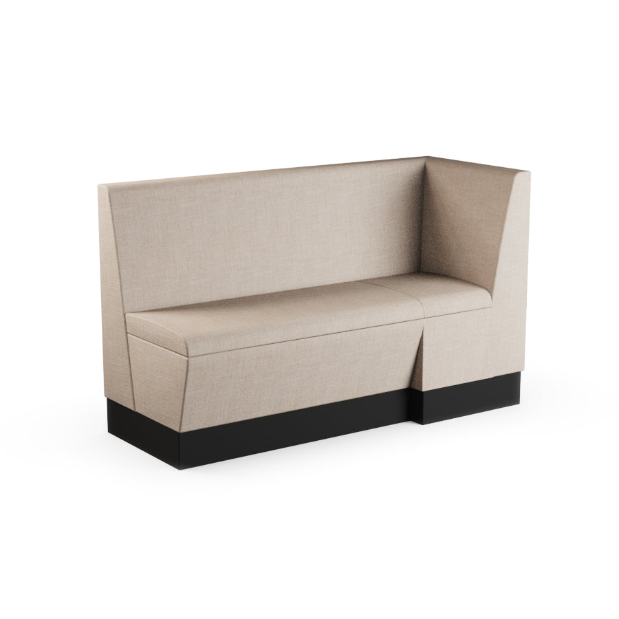 Large Extended Corner Booth Unit