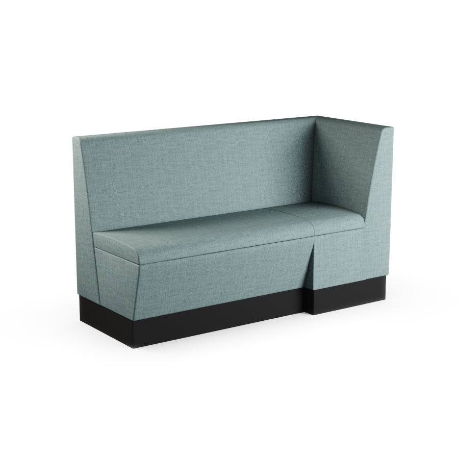 Large Extended Corner Booth Unit