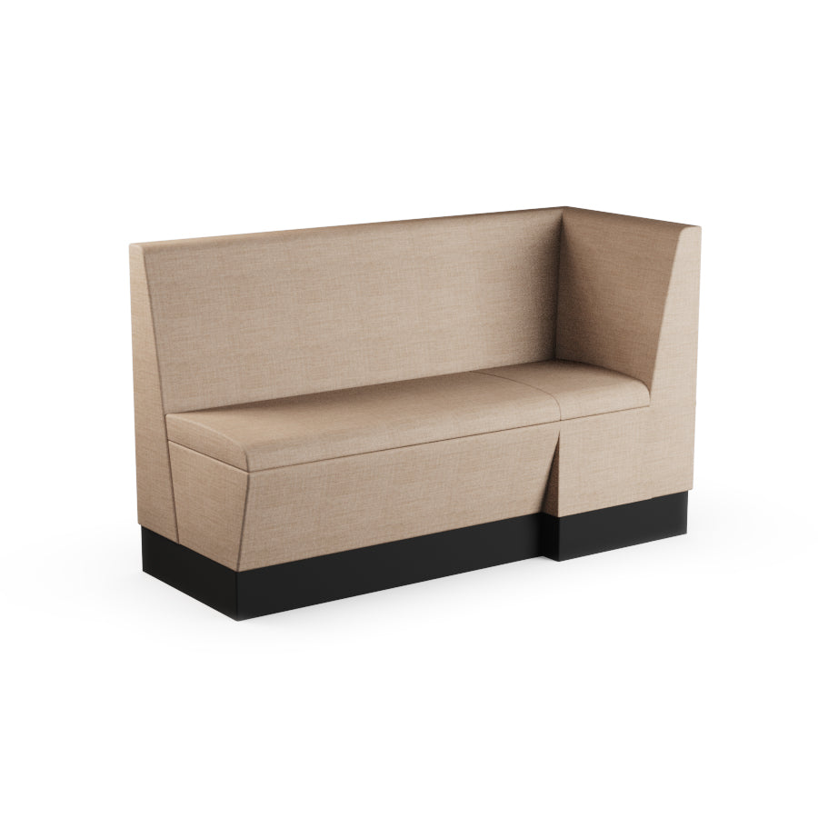 Large Extended Corner Booth Unit