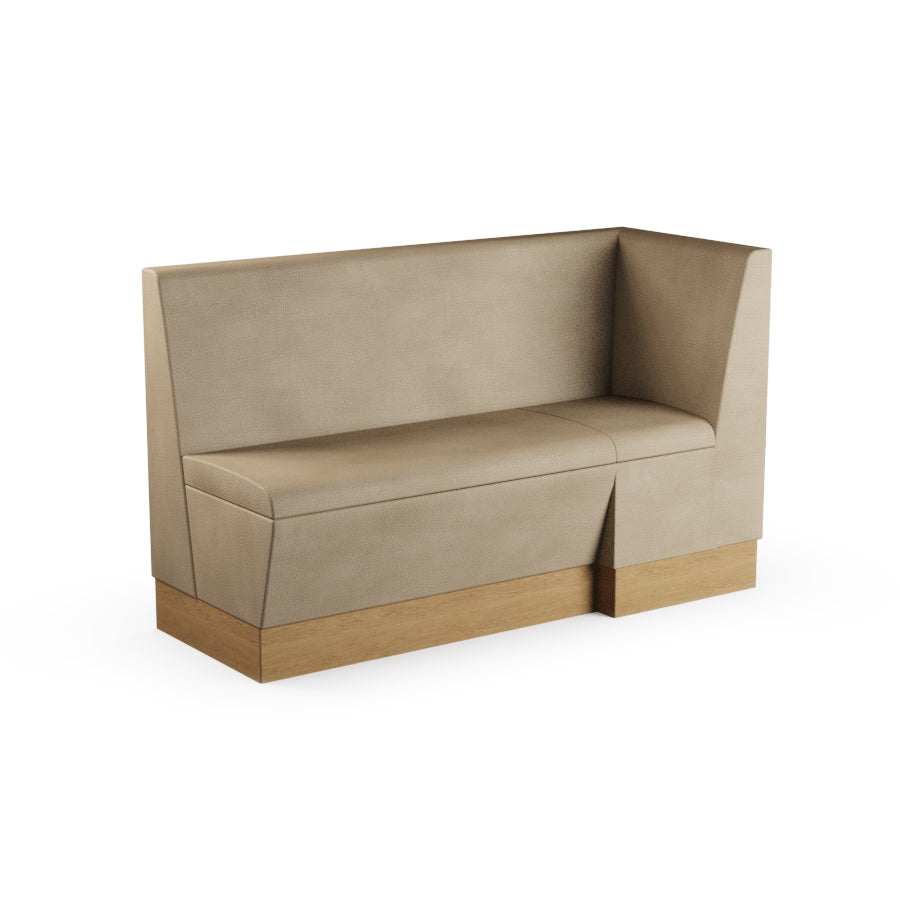 Large Extended Corner Booth Unit