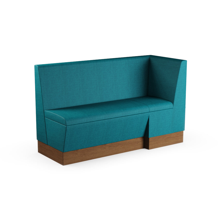 Large Extended Corner Booth Unit