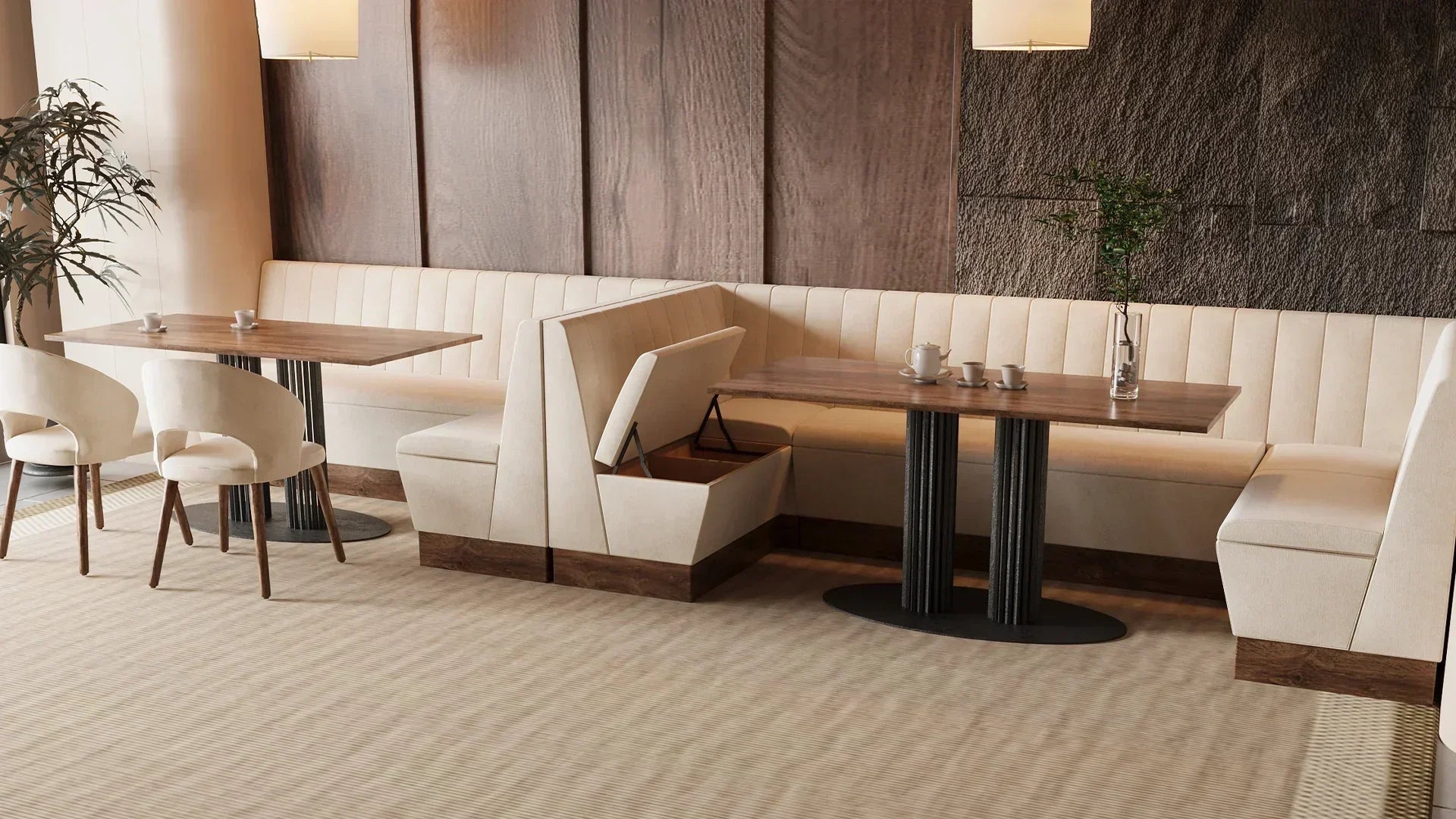 Booth Seating with Storage — Smart Design for Small Kitchens