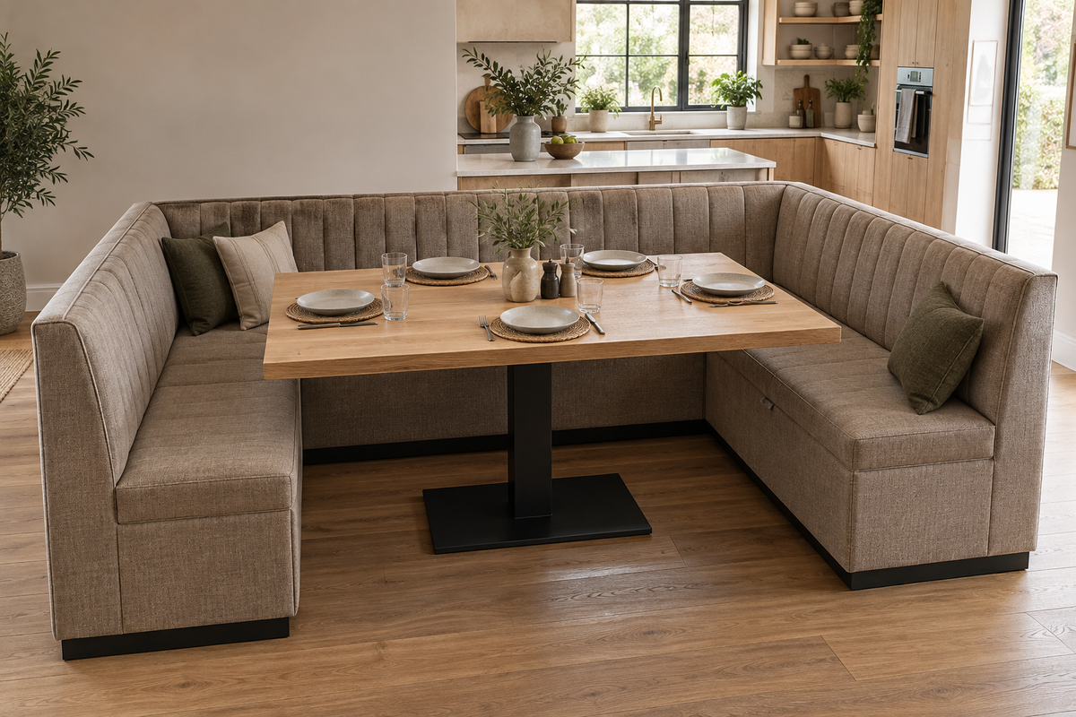 How Many People Can a Kitchen Booth Seat? | The Booth Co