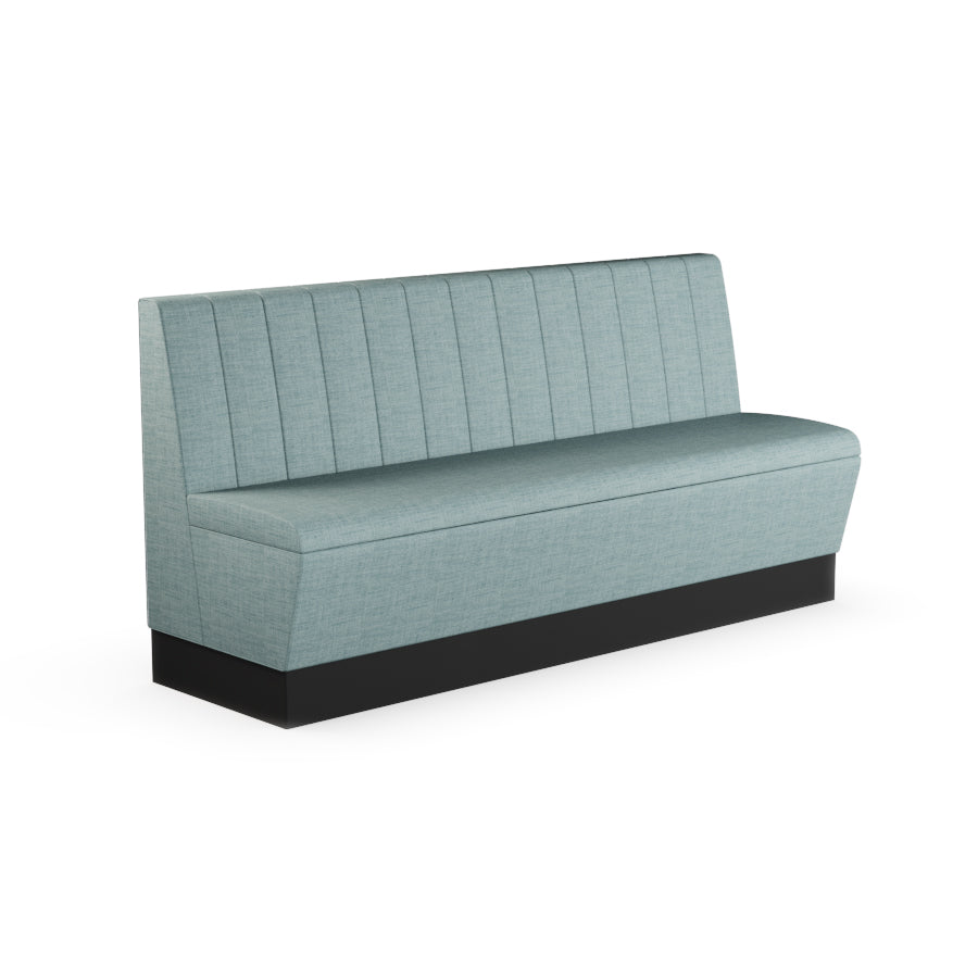 Fluted Straight Booth Seat - 1800mm Extra Large Unit