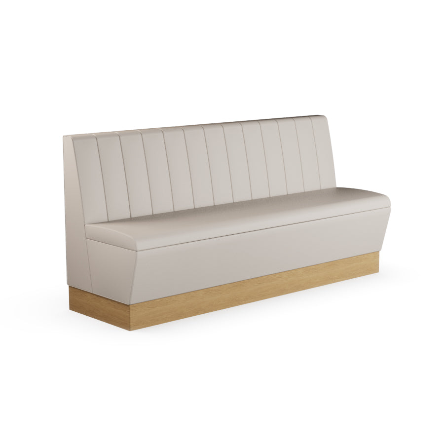 Fluted Straight Booth Seat - 1800mm Extra Large Unit
