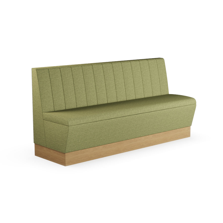 Fluted Straight Booth Seat - 1800mm Extra Large Unit