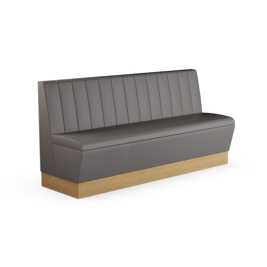 Fluted Straight Booth Seat - 1800mm Extra Large Unit
