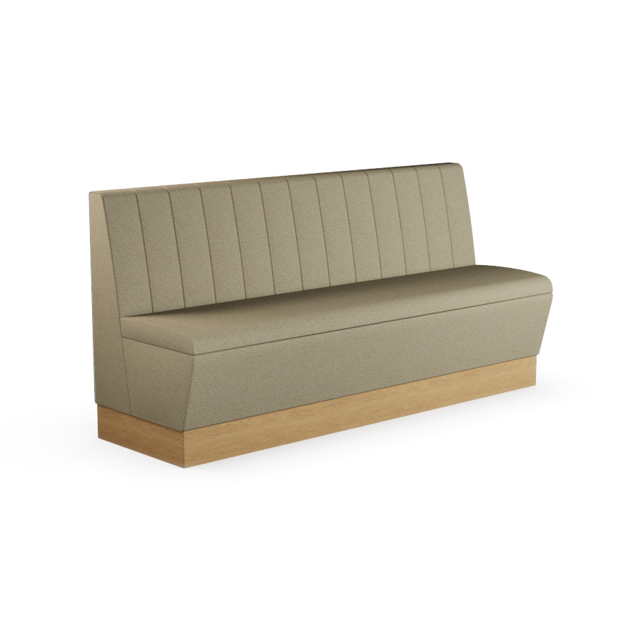 Fluted Straight Booth Seat - 1800mm Extra Large Unit