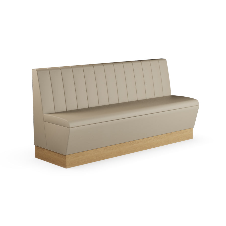Fluted Straight Booth Seat - 1800mm Extra Large Unit