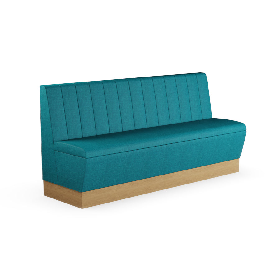 Fluted Straight Booth Seat - 1800mm Extra Large Unit