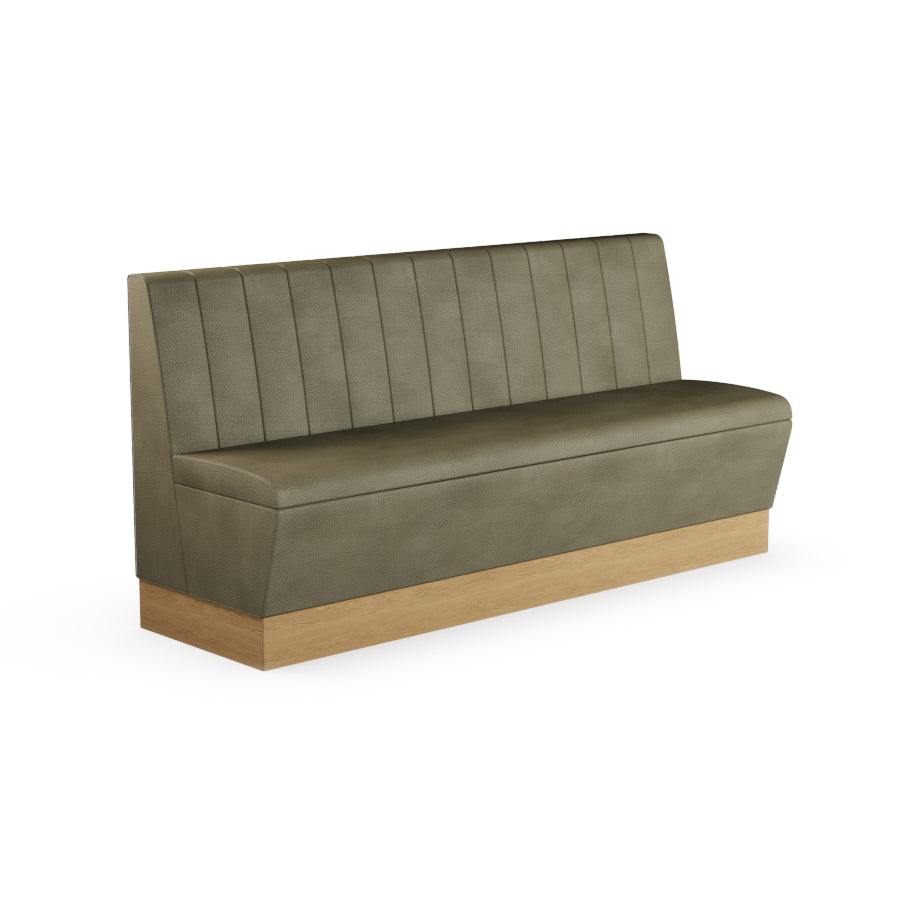 Fluted Straight Booth Seat - 1800mm Extra Large Unit