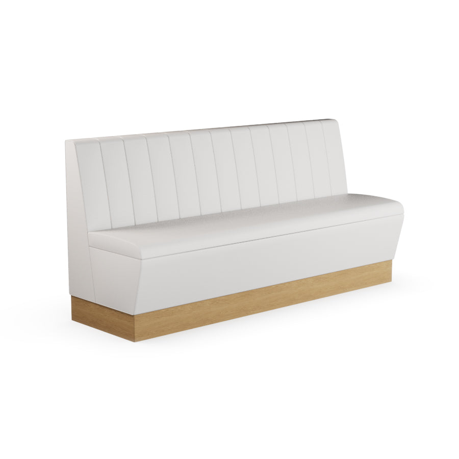 Fluted Straight Booth Seat - 1800mm Extra Large Unit