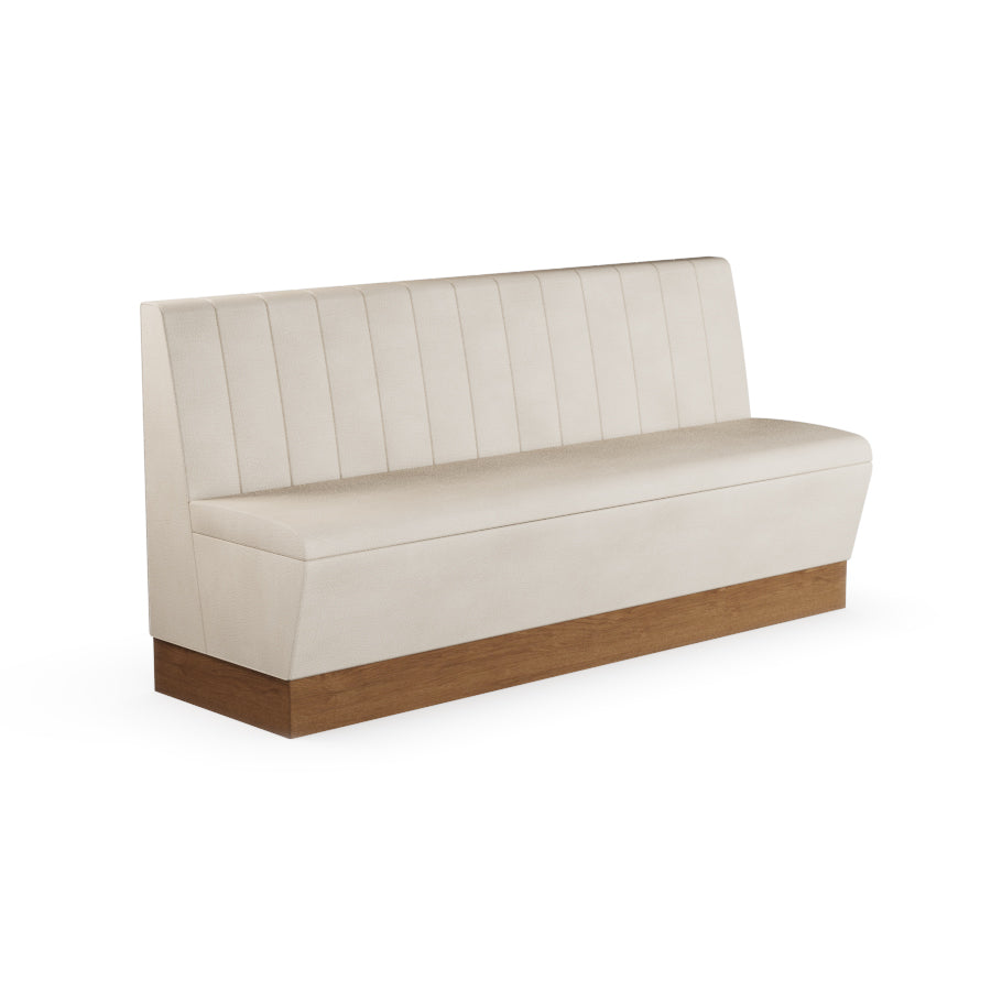 Fluted Straight Booth Seat - 1800mm Extra Large Unit