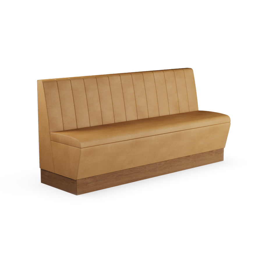 Fluted Straight Booth Seat - 1800mm Extra Large Unit