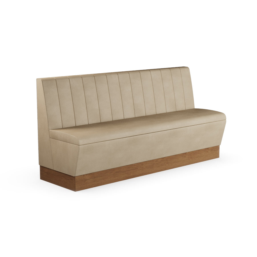 Fluted Straight Booth Seat - 1800mm Extra Large Unit