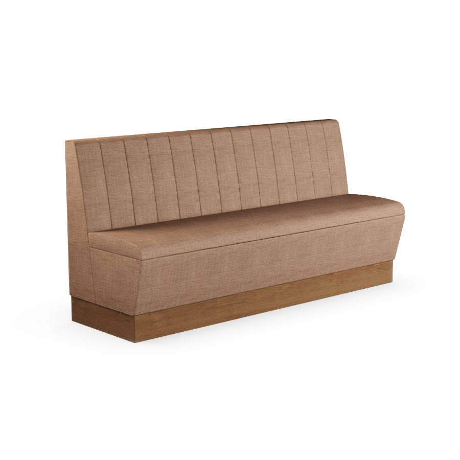 Fluted Straight Booth Seat - 1800mm Extra Large Unit