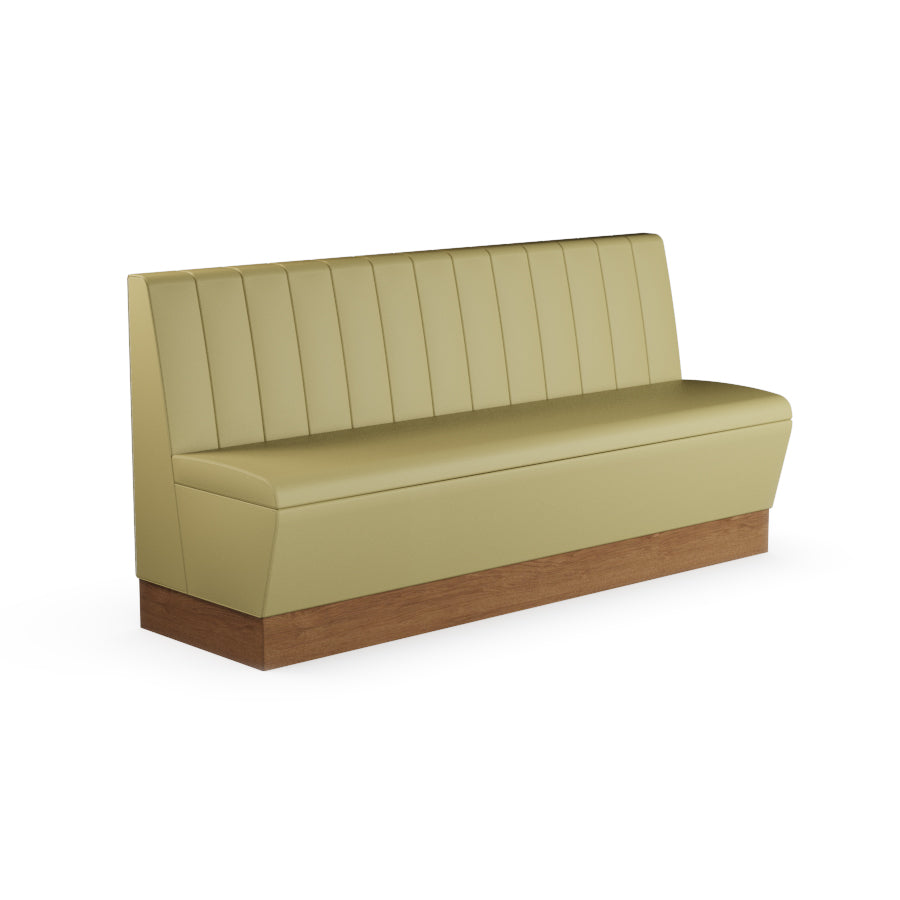 Fluted Straight Booth Seat - 1800mm Extra Large Unit