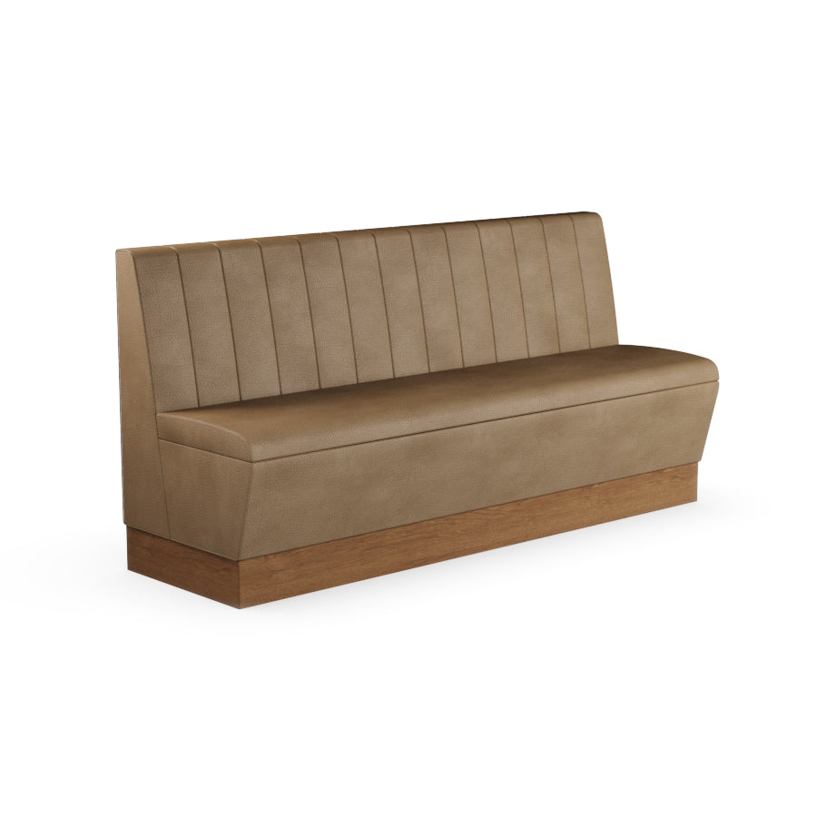 Fluted Straight Booth Seat - 1800mm Extra Large Unit