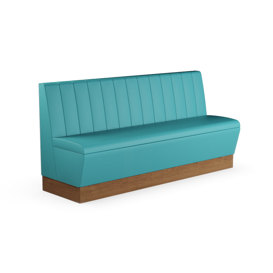 Fluted Straight Booth Seat - 1800mm Extra Large Unit