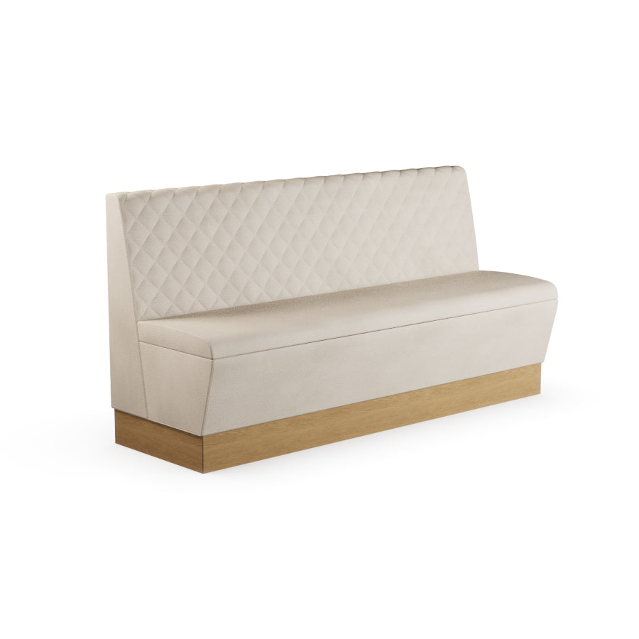 Quilted Straight Booth Seat - 1800mm Extra Large Unit