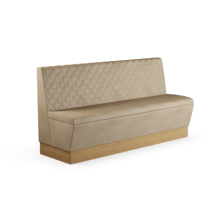 Quilted Straight Booth Seat - 1800mm Extra Large Unit