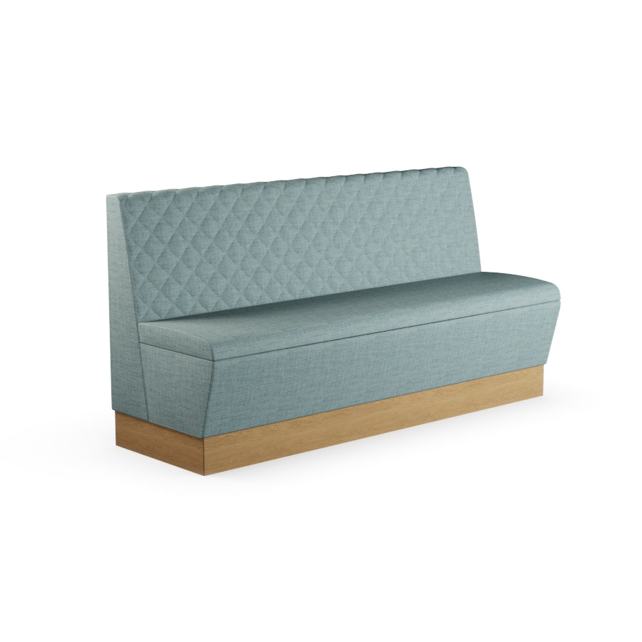 Quilted Straight Booth Seat - 1800mm Extra Large Unit