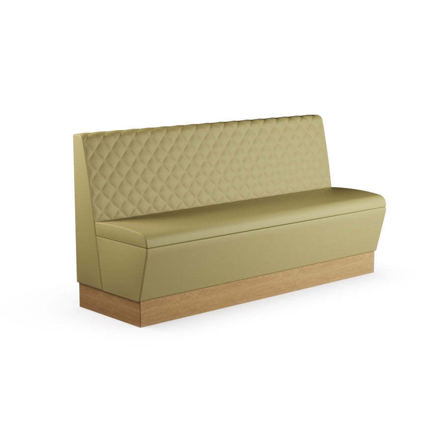 Quilted Straight Booth Seat - 1800mm Extra Large Unit