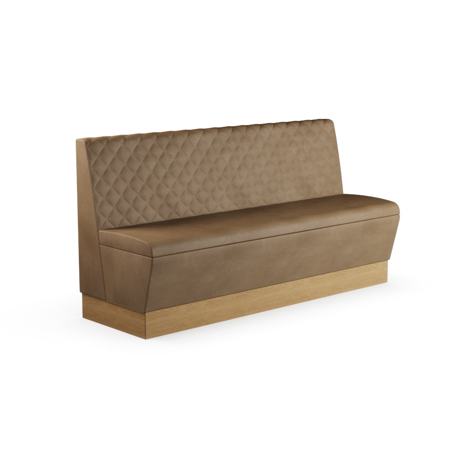 Quilted Straight Booth Seat - 1800mm Extra Large Unit
