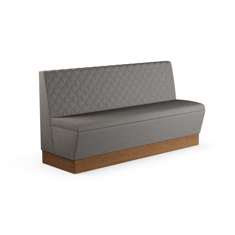 Quilted Straight Booth Seat - 1800mm Extra Large Unit