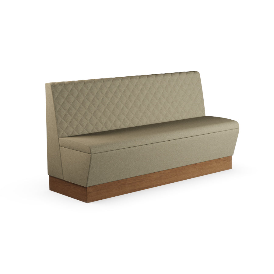 Quilted Straight Booth Seat - 1800mm Extra Large Unit