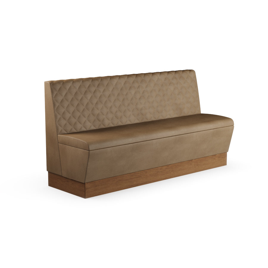Quilted Straight Booth Seat - 1800mm Extra Large Unit