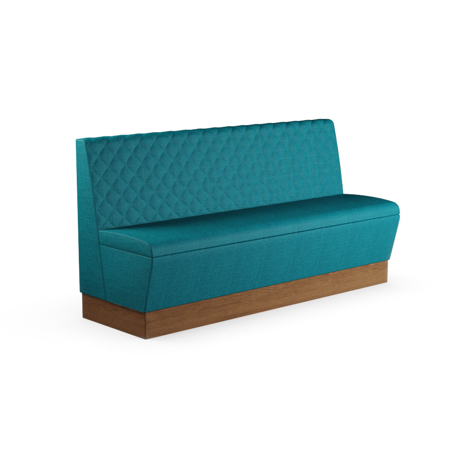 Quilted Straight Booth Seat - 1800mm Extra Large Unit