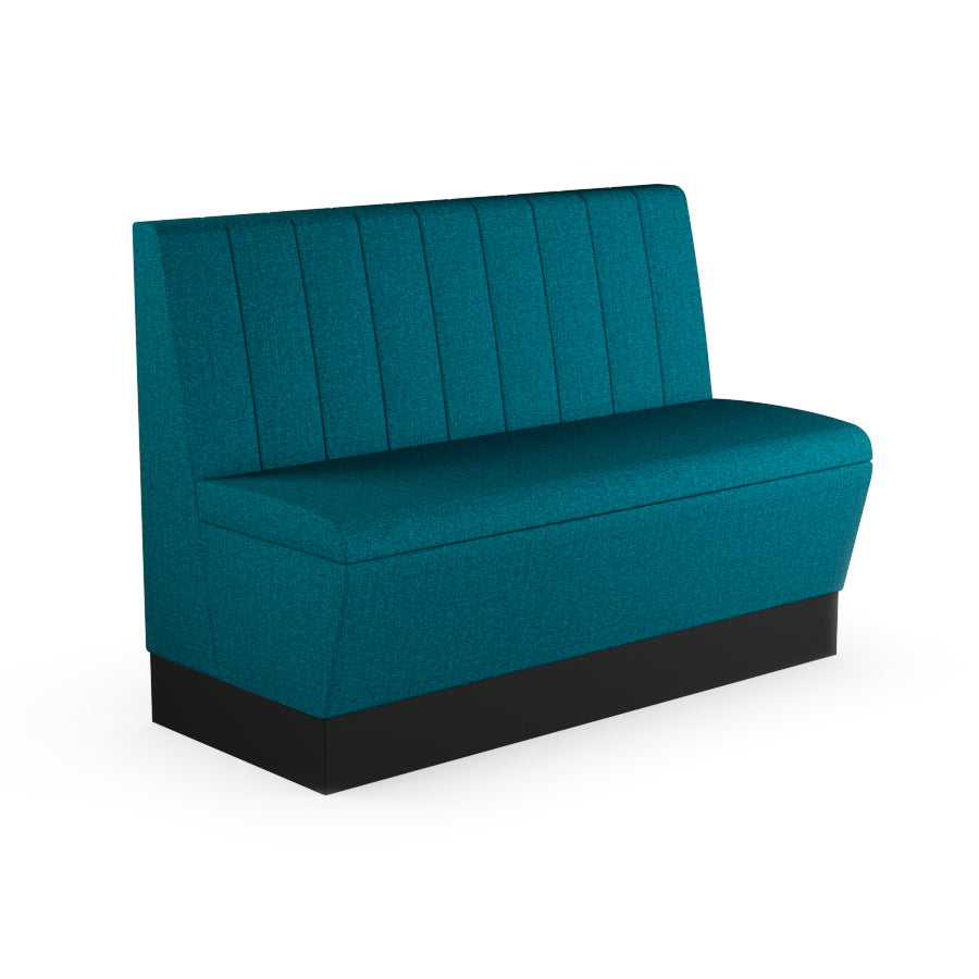 Fluted Straight Booth Seat - 1200mm Medium Unit