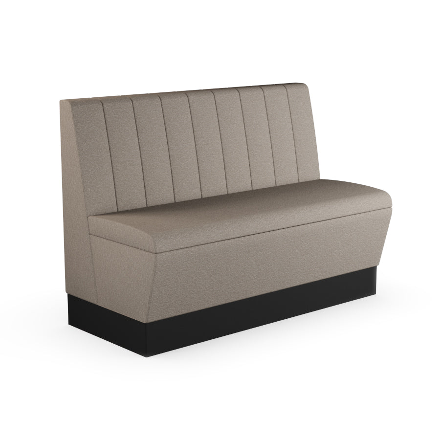 Fluted Straight Booth Seat - 1200mm Medium Unit