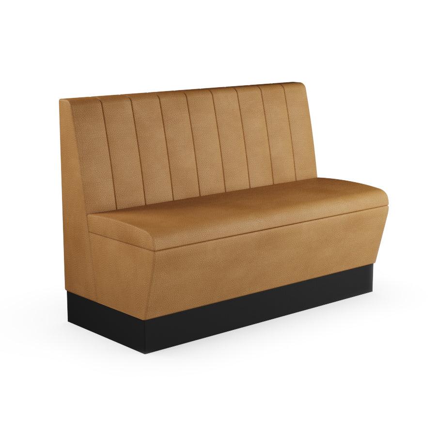 Fluted Straight Booth Seat - 1200mm Medium Unit