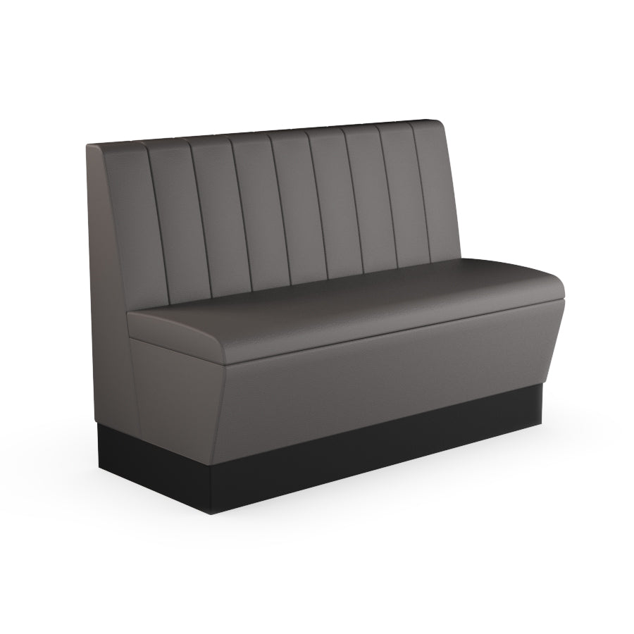 Fluted Straight Booth Seat - 1200mm Medium Unit