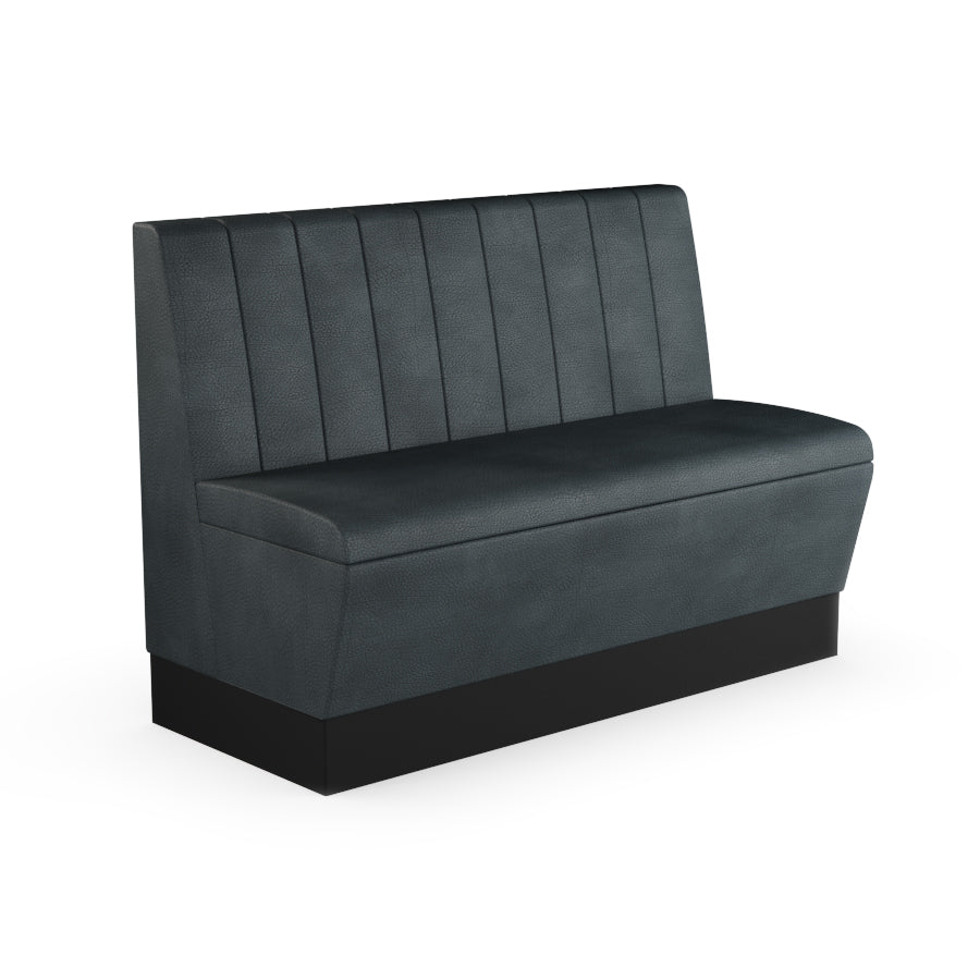 Fluted Straight Booth Seat - 1200mm Medium Unit