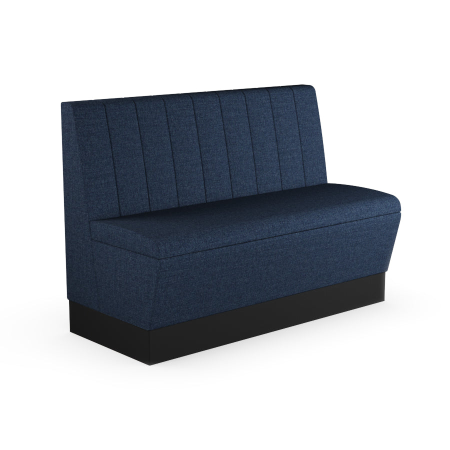 Fluted Straight Booth Seat - 1200mm Medium Unit