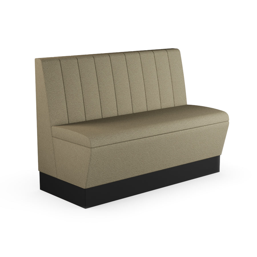 Fluted Straight Booth Seat - 1200mm Medium Unit