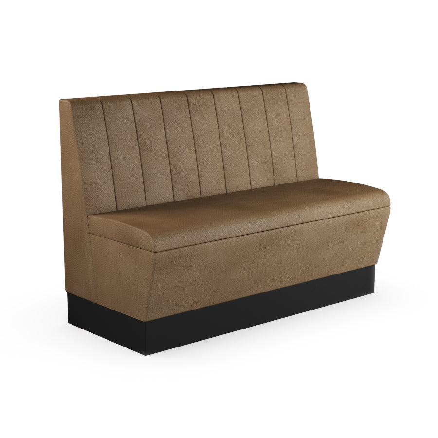Fluted Straight Booth Seat - 1200mm Medium Unit