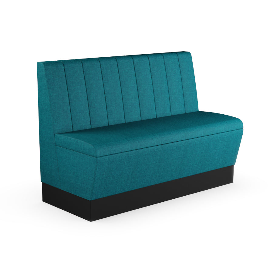 Fluted Straight Booth Seat - 1200mm Medium Unit