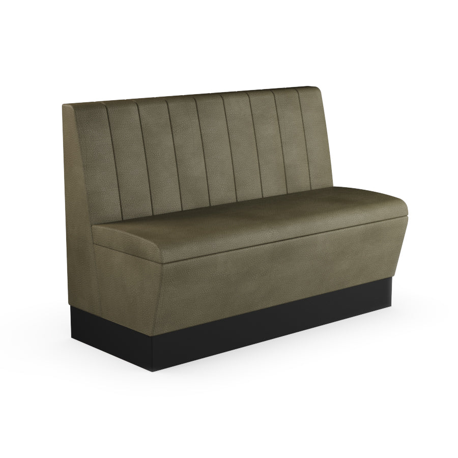 Fluted Straight Booth Seat - 1200mm Medium Unit