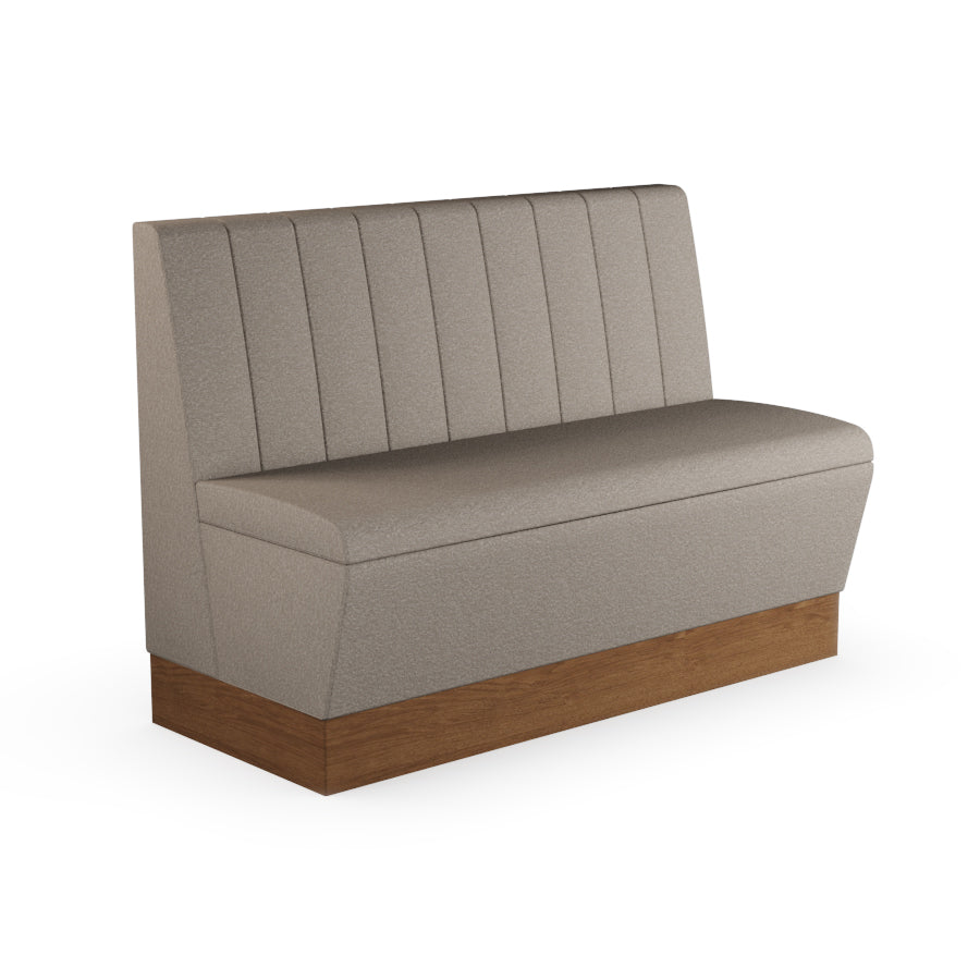 Fluted Straight Booth Seat - 1200mm Medium Unit