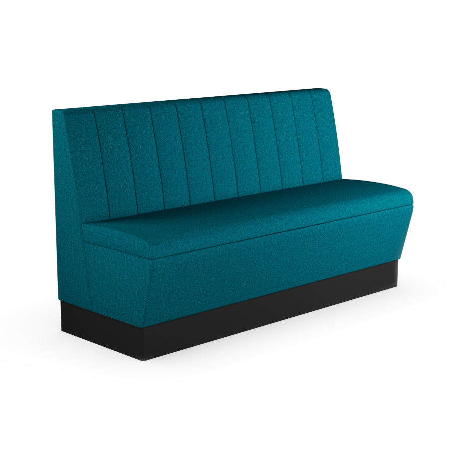 Fluted Straight Booth Seat - 1500mm Large Unit