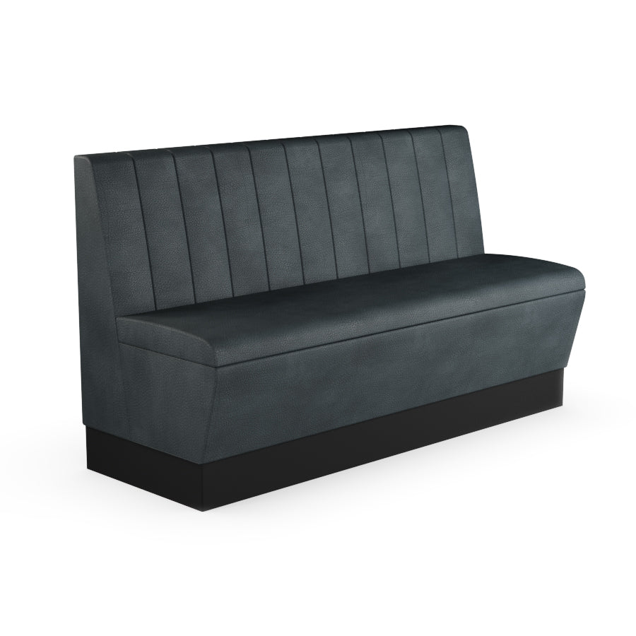 Fluted Straight Booth Seat - 1500mm Large Unit