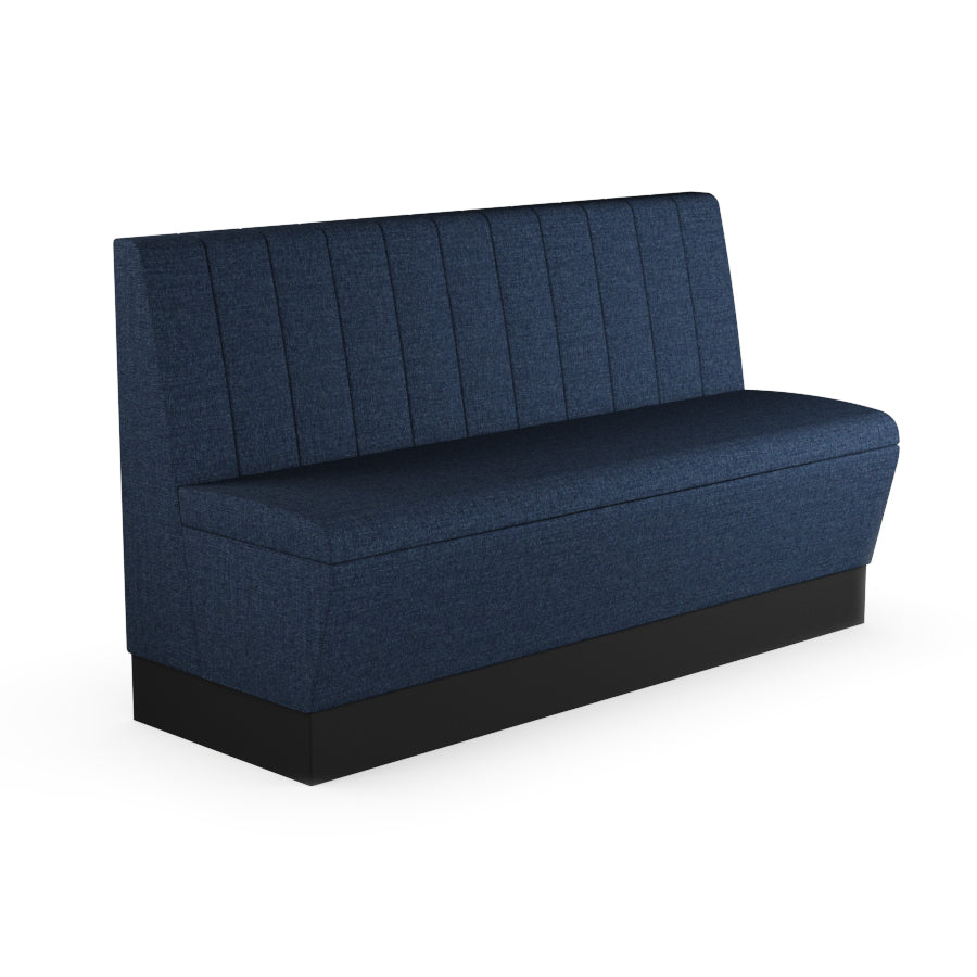 Fluted Straight Booth Seat - 1500mm Large Unit