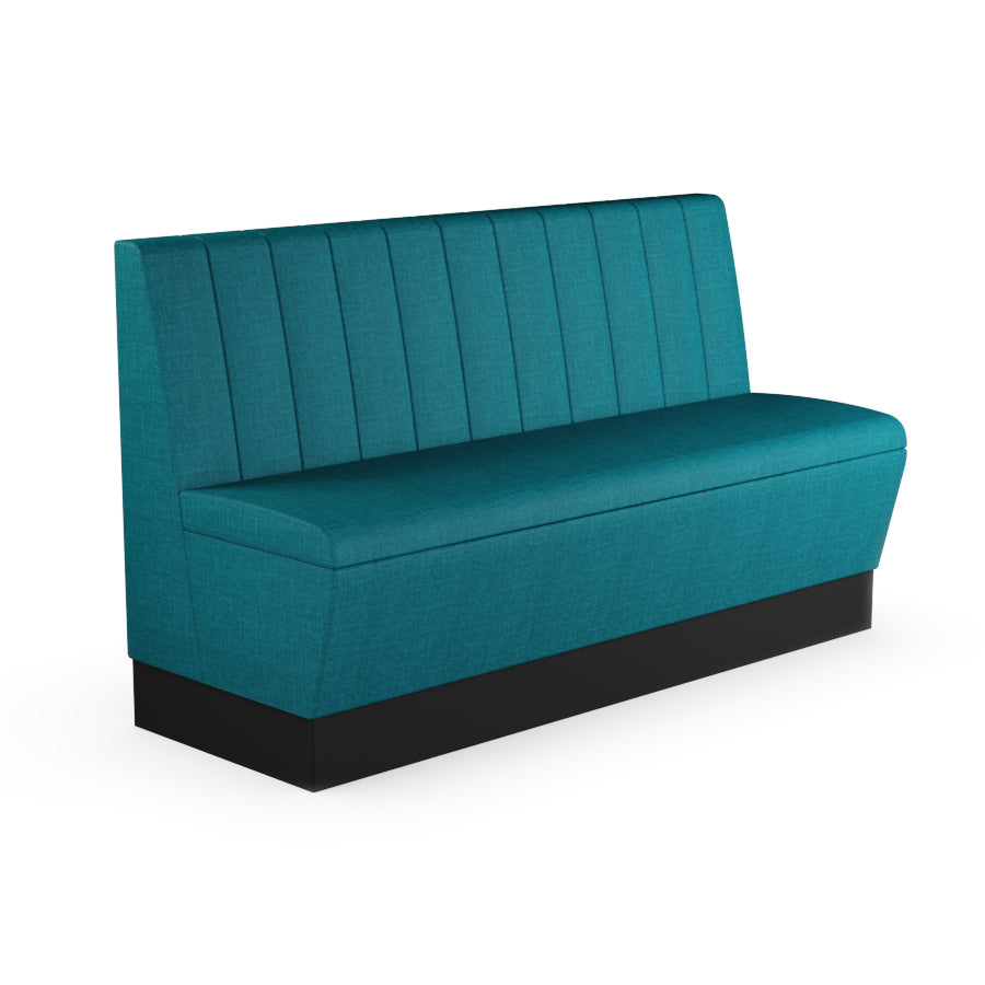 Fluted Straight Booth Seat - 1500mm Large Unit